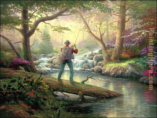 It doesn't get much better painting - Thomas Kinkade It doesn't get much better art painting